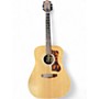 Used Guild DV6 Dreadnaught Natural Acoustic Electric Guitar Natural
