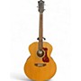 Used Guild F-240E Natural Acoustic Electric Guitar Natural