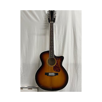 Guild Used Guild F-25 12CE DELUXE Sunburst 12 String Acoustic Electric Guitar