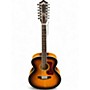 Used Guild F 2512 Tobacco 12 String Acoustic Electric Guitar Tobacco