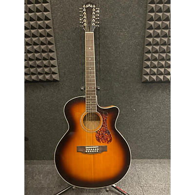 Guild Used Guild F-2512CE Antique Burst 12 String Acoustic Electric Guitar