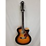 Used Guild Used Guild F-2512CE Deluxe Sunburst 12 String Acoustic Electric Guitar Sunburst