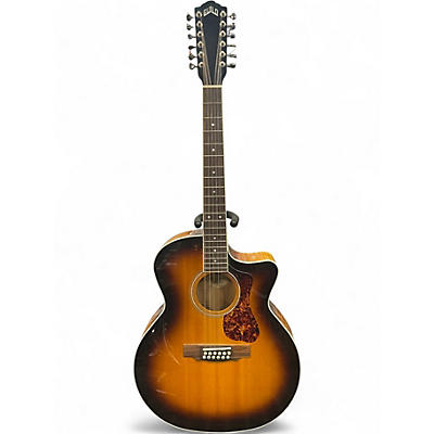 Used Guild F-2512CE Vintage Natural 12 String Acoustic Guitar