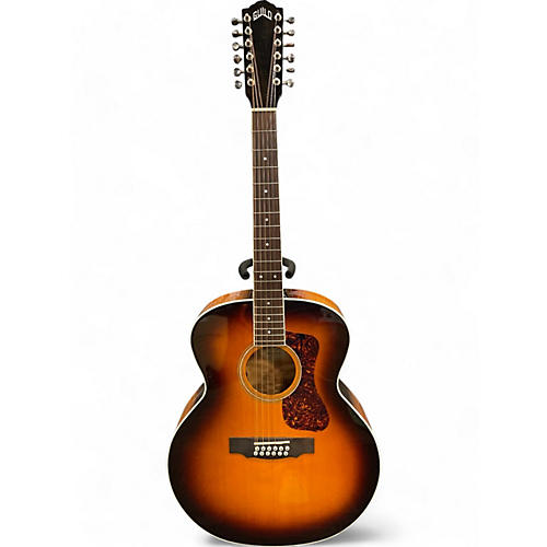 Guild Used Guild F-2512E Deluxe Antique Burst 12 String Acoustic Electric Guitar Antique Burst