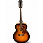 Used Guild Used Guild F-2512E Deluxe Antique Burst 12 String Acoustic Electric Guitar Antique Burst