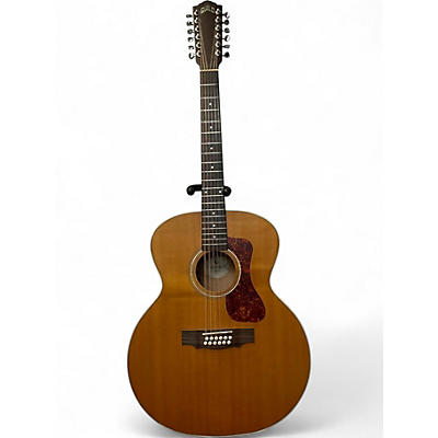 Used Guild F-2512E Natural 12 String Acoustic Electric Guitar