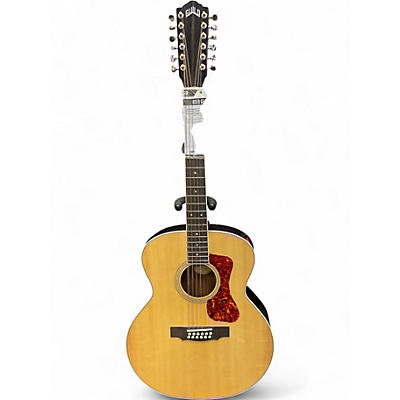 Used Guild F-2512E Natural 12 String Acoustic Electric Guitar