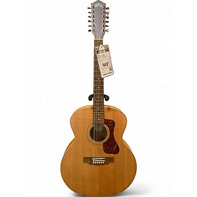 Used Guild F-2512E Natural 12 String Acoustic Electric Guitar