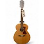 Used Guild F-2512E Natural 12 String Acoustic Electric Guitar Natural