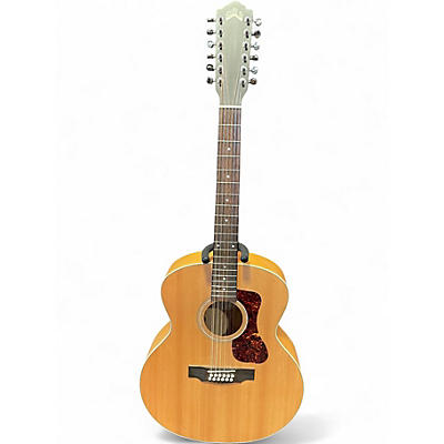 Used Guild F-2512E Natural 12 String Acoustic Electric Guitar
