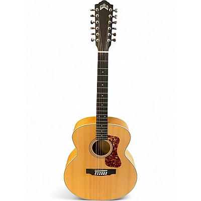Used Guild F-2512E Natural 12 String Acoustic Electric Guitar