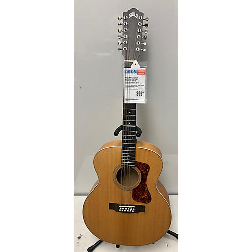 Guild Used Guild F-2512E Natural 12 String Acoustic Guitar Natural