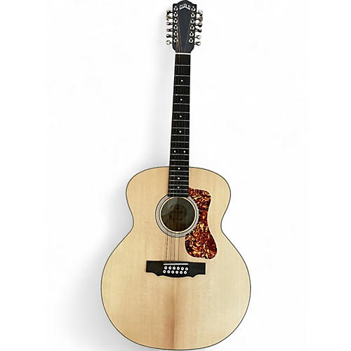 Used Guild F-2512E Natural 12 String Acoustic Guitar Natural