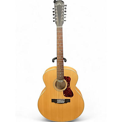 Used Guild F-2512E Natural 12 String Acoustic Guitar