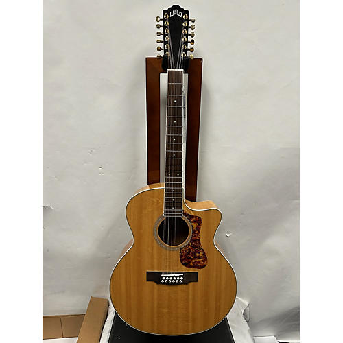 Guild Used Guild F-2512ce Deluxe Natural 12 String Acoustic Guitar Natural