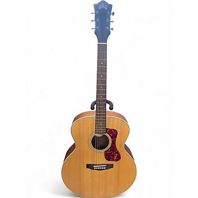 Used Guild F240E Natural Acoustic Electric Guitar