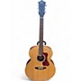 Used Guild F240E Natural Acoustic Electric Guitar Natural