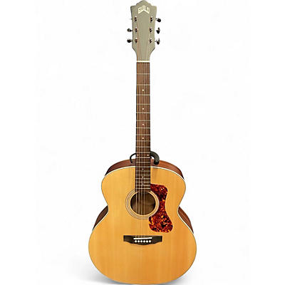 Used Guild F240e Natural Acoustic Electric Guitar