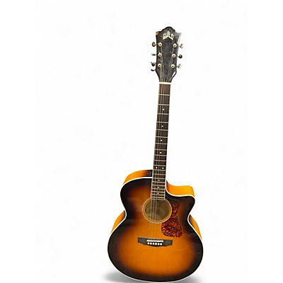 Used Guild F250CE DELUXE 2 Color Sunburst Acoustic Electric Guitar