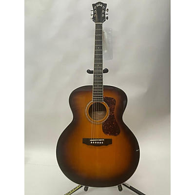 Guild Used Guild F250E DELUXE 2 Tone Sunburst Acoustic Guitar