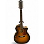 Used Guild F2512CE 2 Tone Sunburst 12 String Acoustic Electric Guitar 2 Tone Sunburst