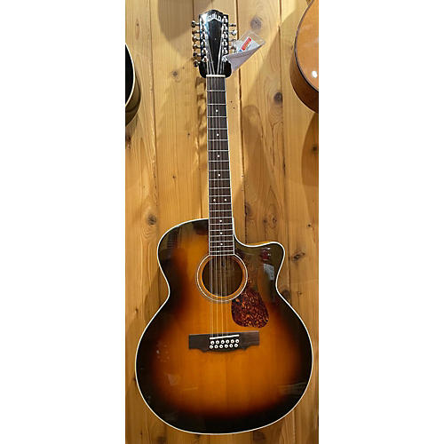 Guild Used Guild F2512CE 2 Tone Sunburst 12 String Acoustic Guitar 2 Tone Sunburst