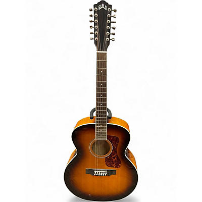 Used Guild F2512E 2 Tone Sunburst 12 String Acoustic Guitar