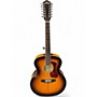 Used Guild F2512E DELUXE 2 Color Sunburst 12 String Acoustic Electric Guitar 2 Color Sunburst