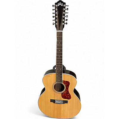 Used Guild F2512E DELUXE Natural 12 String Acoustic Guitar