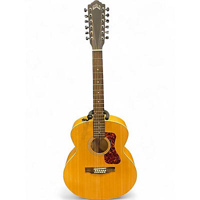 Used Guild F2512E NATURAL 12 String Acoustic Electric Guitar