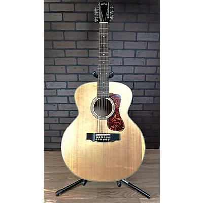 Used Guild F2512E Natural 12 String Acoustic Electric Guitar