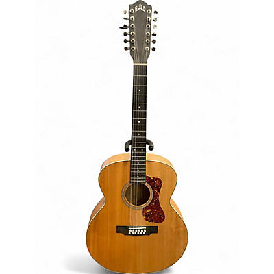 Used Guild F2512E Natural 12 String Acoustic Electric Guitar