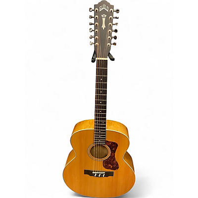 Used Guild F2512E Natural 12 String Acoustic Electric Guitar