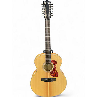 Used Guild F2512E Natural 12 String Acoustic Electric Guitar