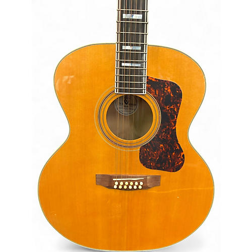 Used Guild F412 Natural 12 String Acoustic Guitar Natural