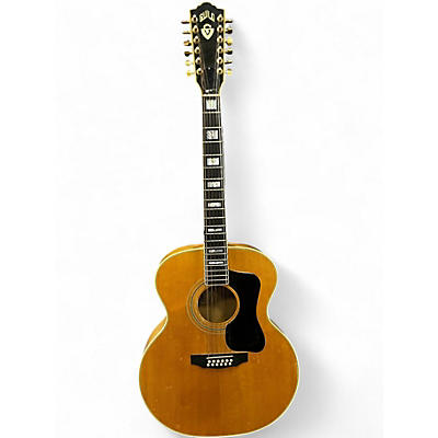 Used Guild F412 Natural 12 String Acoustic Guitar