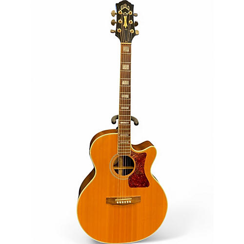 Used Guild F47RCE Natural Acoustic Electric Guitar Natural