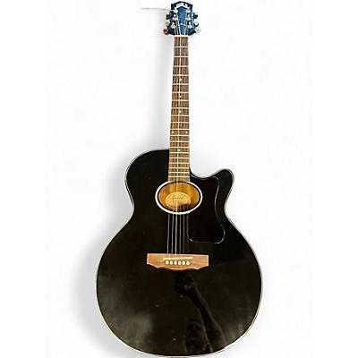 Used Guild F4CE Black Acoustic Guitar