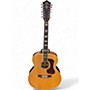 Used Guild F512 Natural 12 String Acoustic Electric Guitar Natural