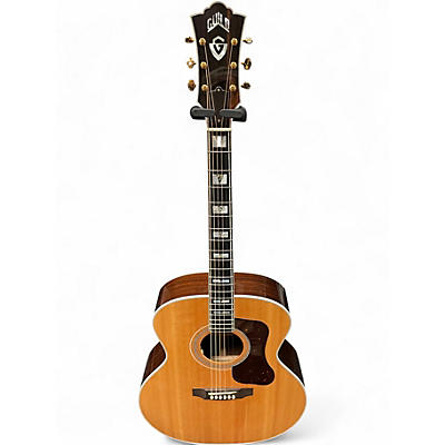Used Guild F55 Natural Acoustic Guitar
