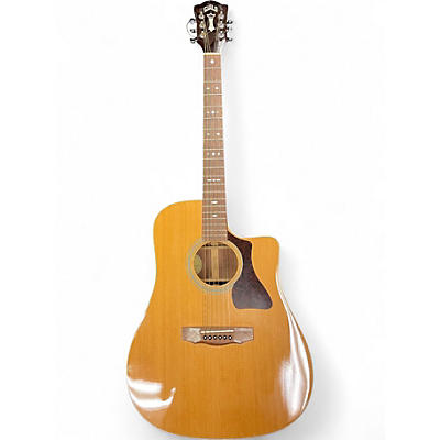 Used Guild GAD 50 Antique Natural Acoustic Electric Guitar