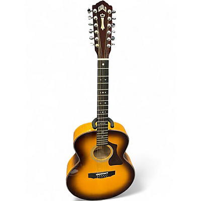 Used Guild GAD-FJ30 SUNBURST 12 String Acoustic Guitar