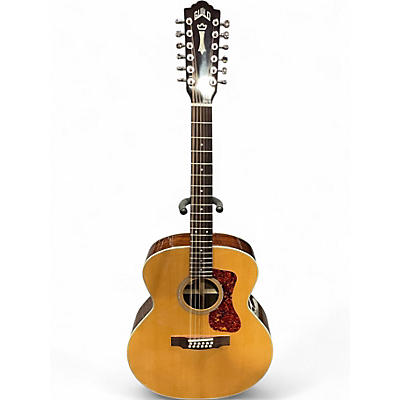Used Guild Gad Series F-1512 Natural 12 String Acoustic Guitar