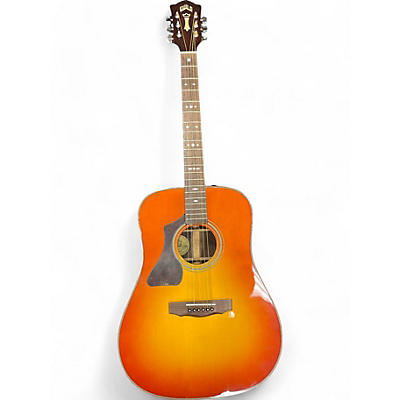 Guild Used Guild Gad59lasb 3 Color Sunburst Acoustic Guitar