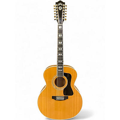 Used Guild JF65-12-BL Natural 12 String Acoustic Guitar
