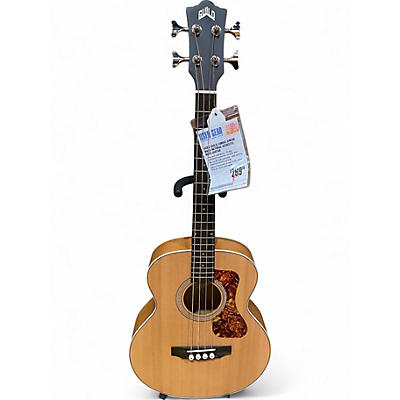 Used Guild Jumbo Junior Bass Natural Acoustic Bass Guitar