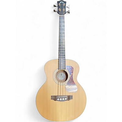 Used Guild Jumbo Junior Bass Natural Acoustic Bass Guitar