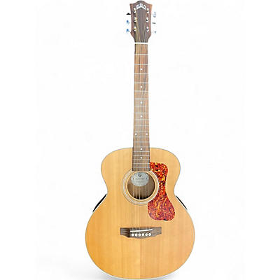 Used Guild Jumbo Junior Natural Acoustic Electric Guitar