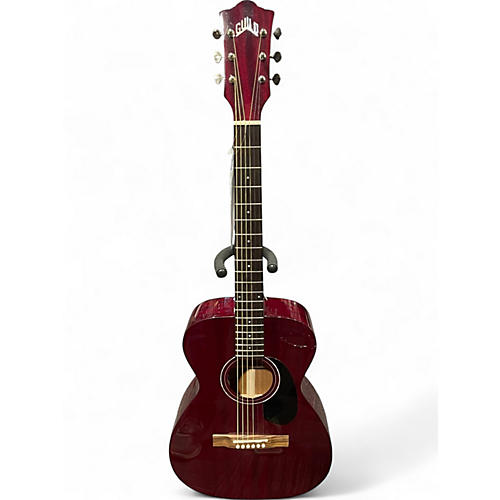 Used Guild M-120E Black Cherry Acoustic Electric Guitar Black Cherry