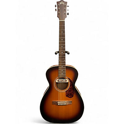 Used Guild M 240E 2 Color Sunburst Acoustic Electric Guitar